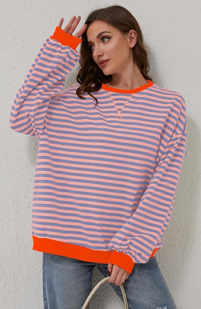 Mandy - Striped Oversized sweater