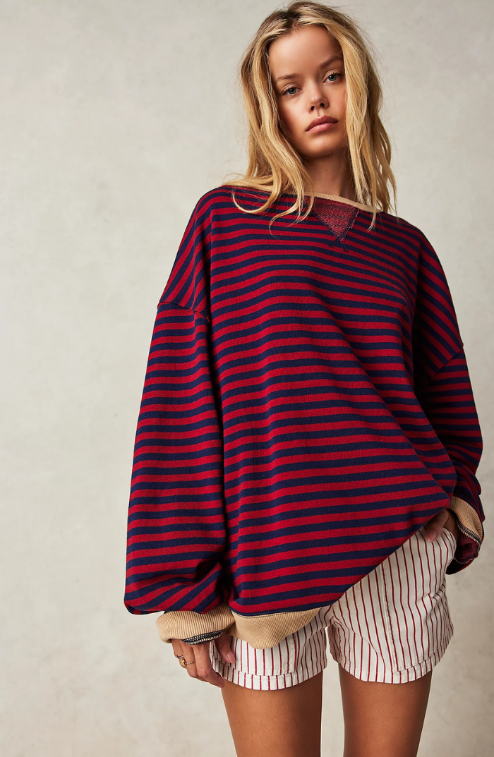 Mandy - Striped Oversized sweater