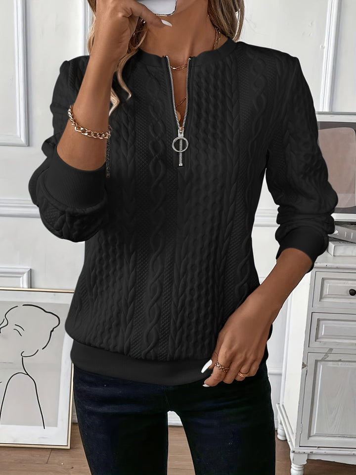 Ira™ Chic Zip-Up Sweater