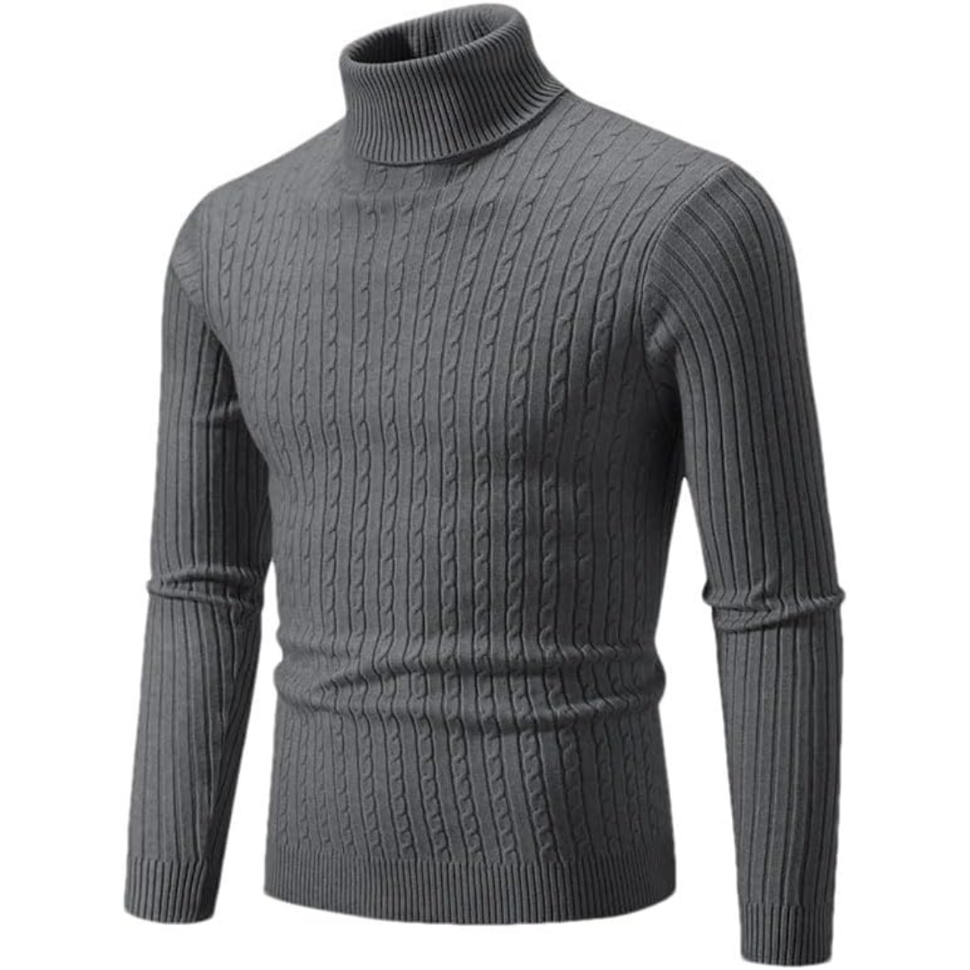 David - Warm Knit Turtleneck Sweater