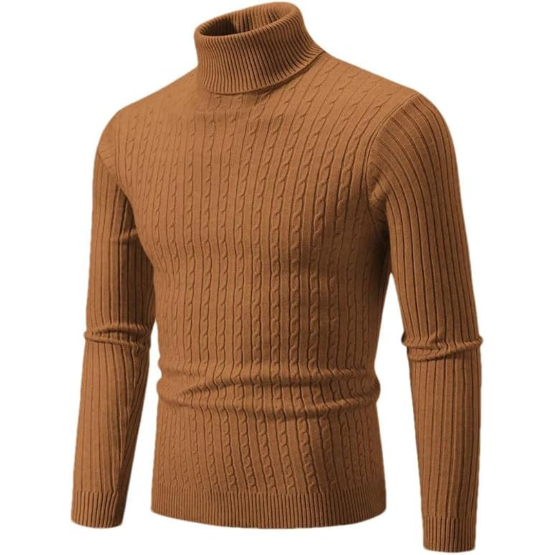 David - Warm Knit Turtleneck Sweater