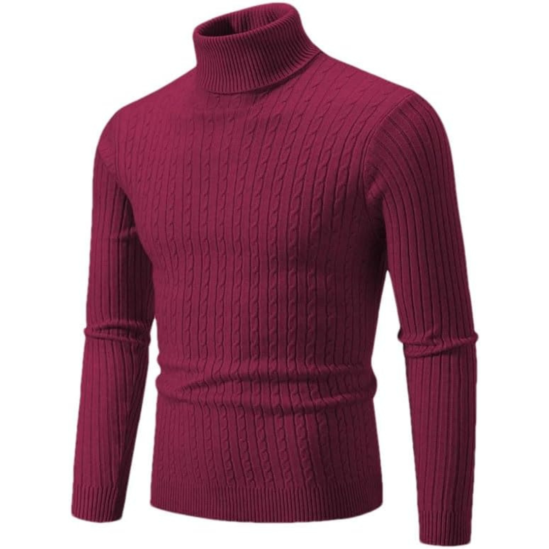 David - Warm Knit Turtleneck Sweater