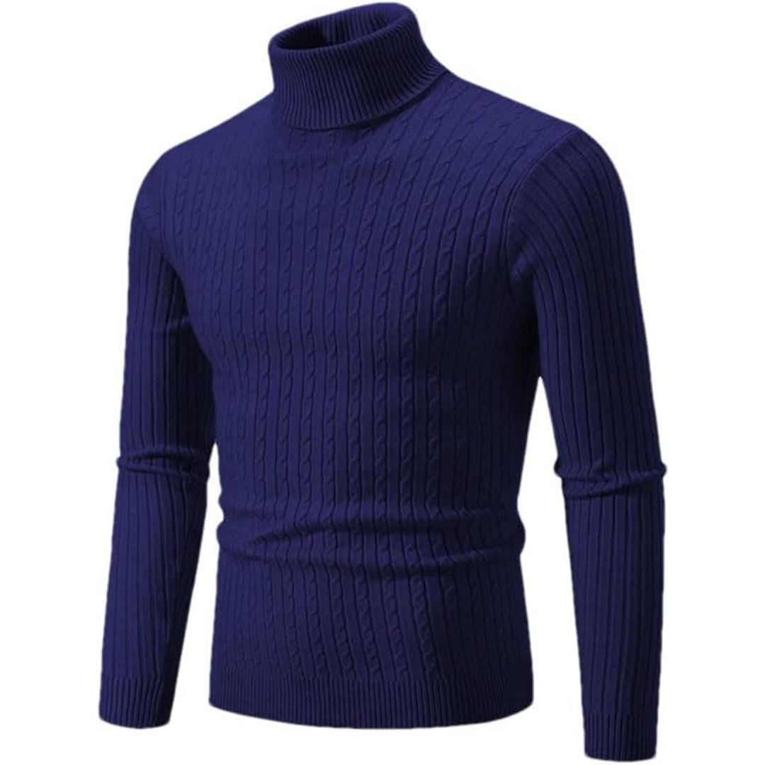 David - Warm Knit Turtleneck Sweater