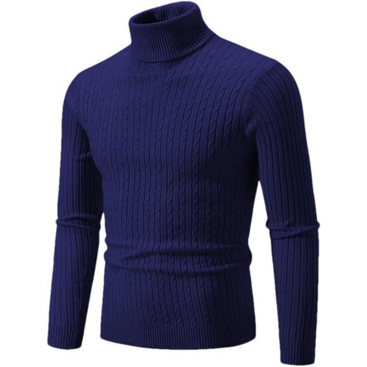 David - Warm Knit Turtleneck Sweater