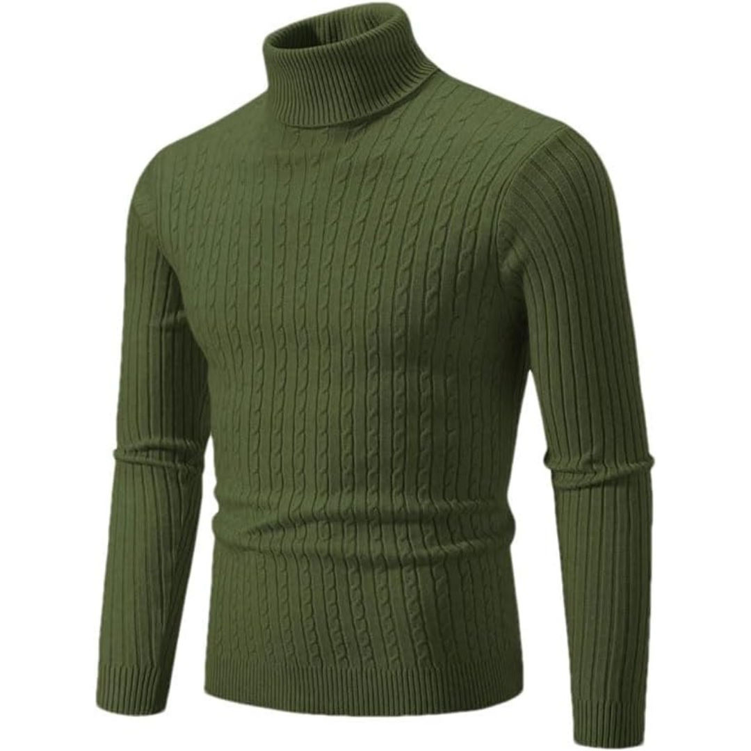 David - Warm Knit Turtleneck Sweater