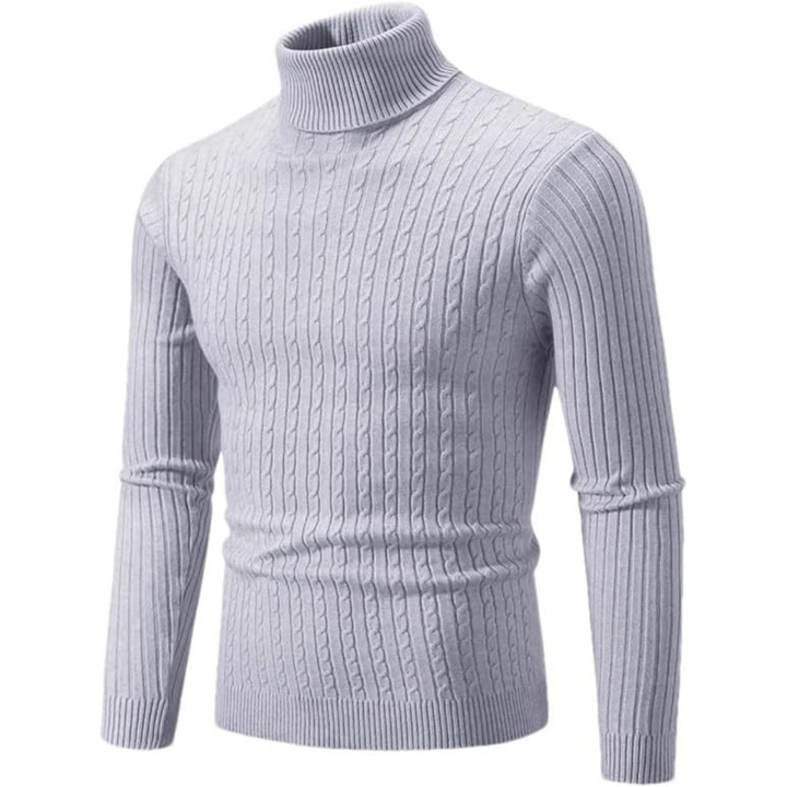 David - Warm Knit Turtleneck Sweater