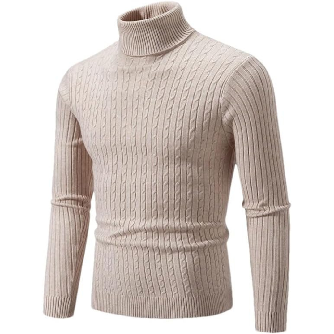 David - Warm Knit Turtleneck Sweater