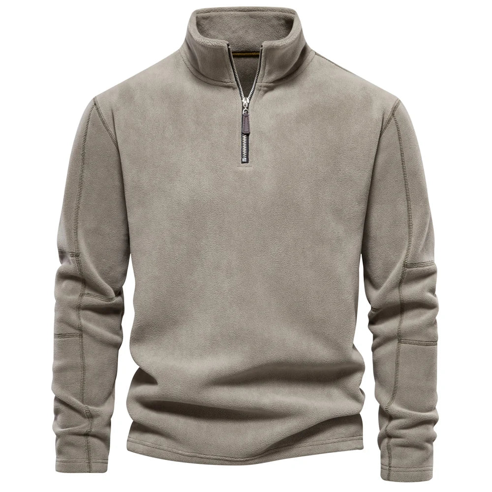 Jacob| Cozy Zip-Up Fleece Pullover