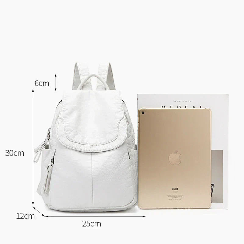 Jasmine®| Backpack in Washed Leather