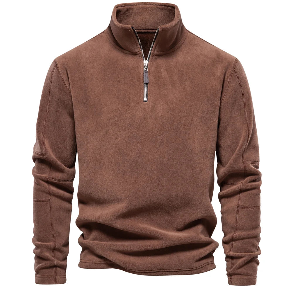 Jacob| Cozy Zip-Up Fleece Pullover