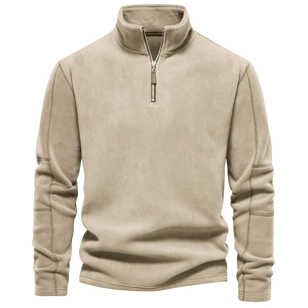 Jacob| Cozy Zip-Up Fleece Pullover